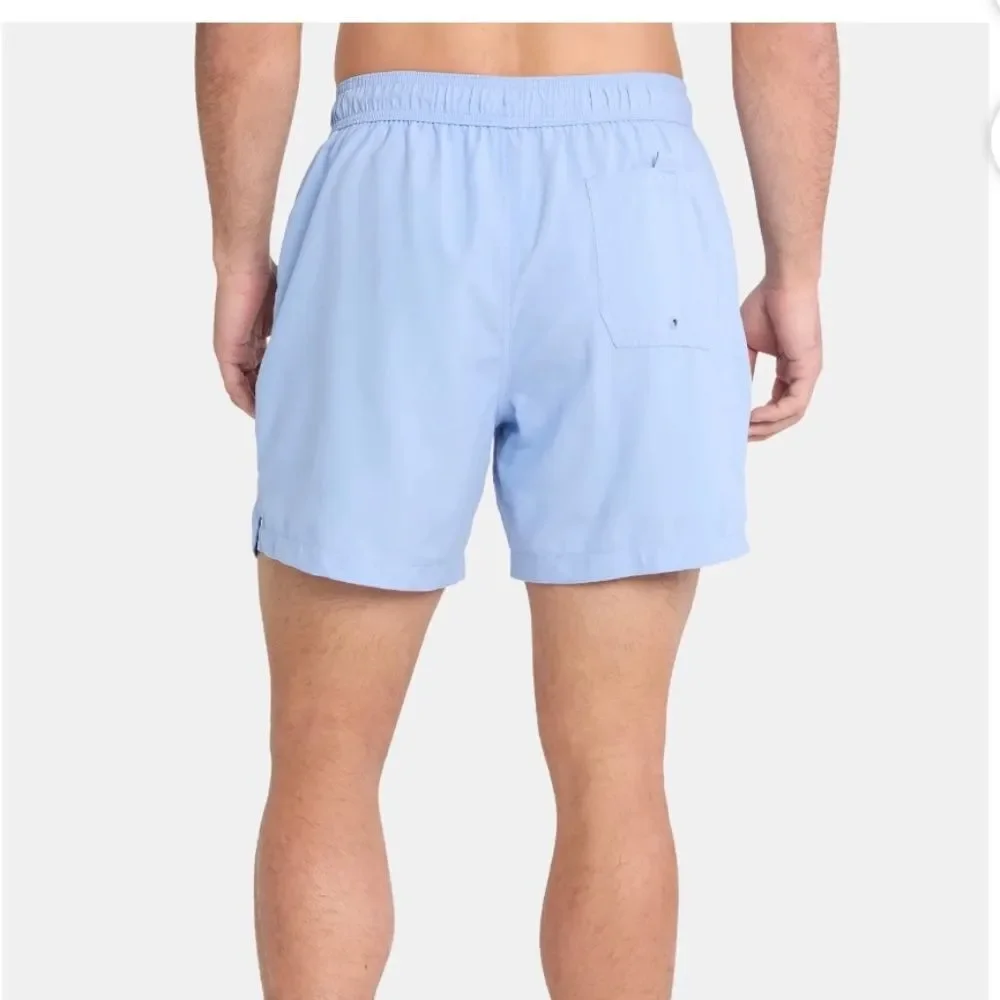 NWT George Men's Blue Swim Trunks 6” Swim Shorts Sz L (36 - 38)